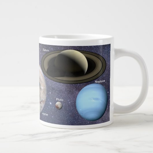 Sonnensysteme Jumbo-Tasse (Rechts)