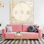 Sonnensysteme Leinwanddruck (Insitu (Wohnzimmer))