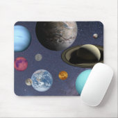Sonnensysteme Mousepad (Mit Mouse)