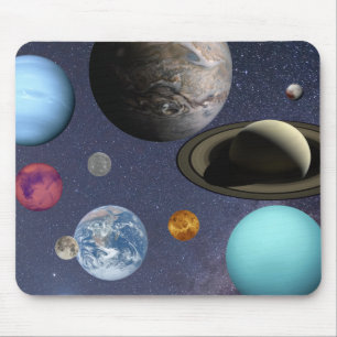 Sonnensysteme Mousepad