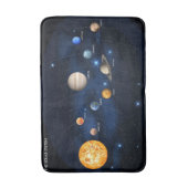 Sonnensysteme Planeten Badematte (Vorderseite Vertikal)