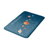 Sonnensysteme Planeten Badematte (Schrägansicht)