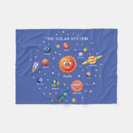 Sonnensysteme Planeten Fleecedecke
