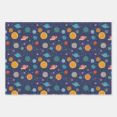 Sonnensysteme Planeten Geschenkpapier Set (Vorderseite)