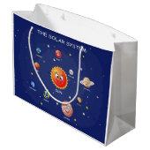 Sonnensysteme Planeten Große Geschenktüte (Rückseite Schrägansicht)