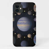 Sonnensysteme Planeten im Weltraum Case-Mate iPhone Hülle (Rückseite)