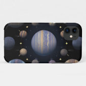 Sonnensysteme Planeten im Weltraum Case-Mate iPhone Hülle (Rückseite (Horizontal))