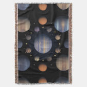 Sonnensysteme Planeten im Weltraum Decke (Vorderseite Vertikal)