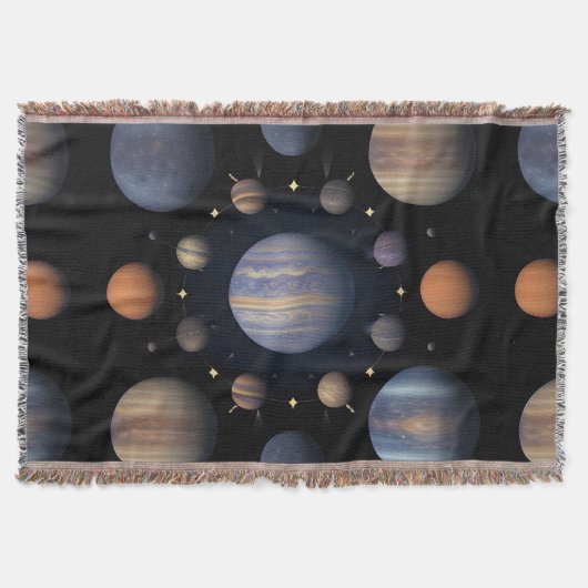 Sonnensysteme Planeten im Weltraum Decke (Vorderseite)