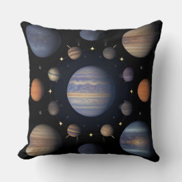 Sonnensysteme Planeten im Weltraum Kissen