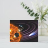Sonnensysteme Planeten Postkarte (Stehend Vorderseite)
