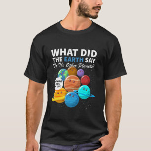 Sonnensysteme Planets Funny Gips for Space Geeks L T-Shirt