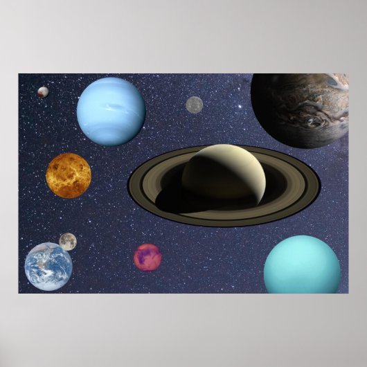 Sonnensysteme Poster (Vorne)