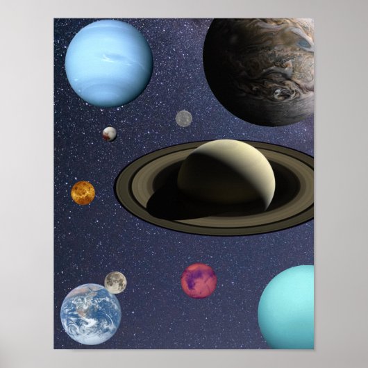 Sonnensysteme Poster (Vorne)
