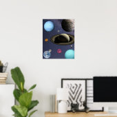 Sonnensysteme Poster (Heimbüro)