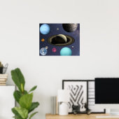 Sonnensysteme Poster (Heimbüro)