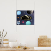 Sonnensysteme Poster (Küche)