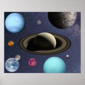 Sonnensysteme Poster (Vorne)