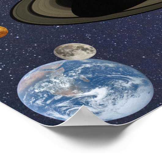 Sonnensysteme Poster (Ecke)