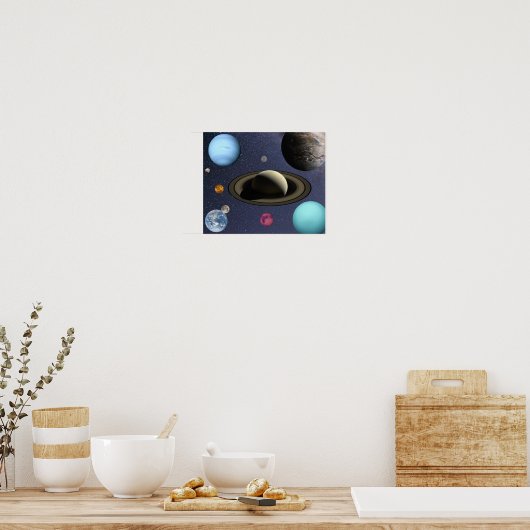 Sonnensysteme Poster (Küche)