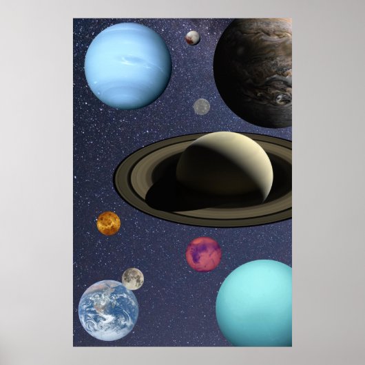 Sonnensysteme Poster (Vorne)