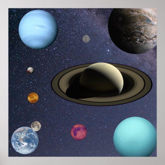Sonnensysteme Poster (Vorne)