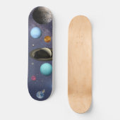 Sonnensysteme Skateboard (Vorderseite)