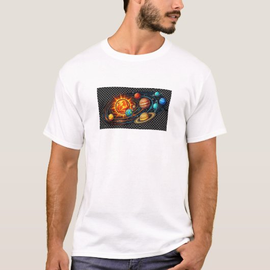 Sonnensysteme T-Shirt (Vorderseite)