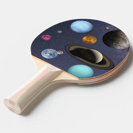 Sonnensysteme Tischtennis Schläger (Vorderseite)