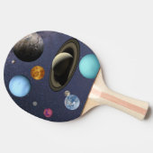 Sonnensysteme Tischtennis Schläger (Seitenansicht)