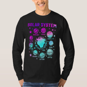 Sonnensysteme Weltraumzwergplanen T-Shirt