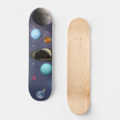 Sonnensystems Skateboard (Vorderseite)