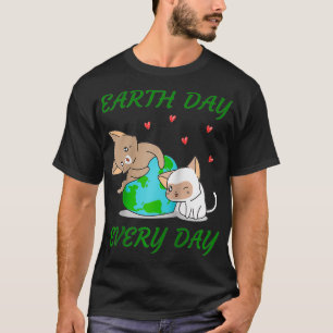 Sonnentag 2022 Katzen Niedliches Erdreich Herz T-Shirt