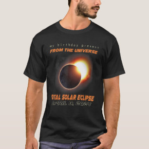 Sonnentag 8. April 2024 Geburtstag T-Shirt