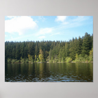 Sonnentag am Paddensee Poster
