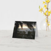 Sonnentag am Sunset Beach auf Schatzinsel Karte (Gelbe Blume)