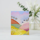 Sonnentag auf dem Land. Postkarte (Stehend Vorderseite)