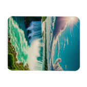 Sonnentag bei Niagara Falls Magnet (Horizontal)