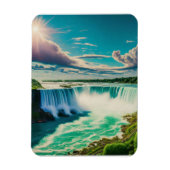 Sonnentag bei Niagara Falls Magnet (Vertikal)
