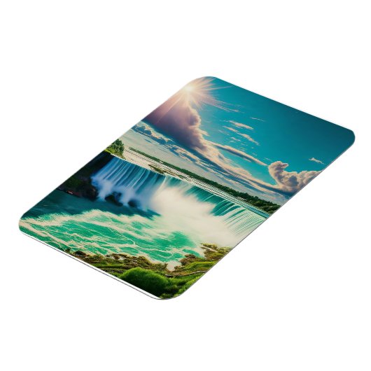 Sonnentag bei Niagara Falls Magnet (Linke Seite)