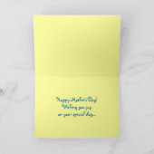 Sonnentag der Mutter Karte (Innenseite)