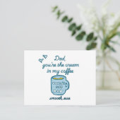 Sonnentag des Vaters 2025 Postkarte (Stehend Vorderseite)