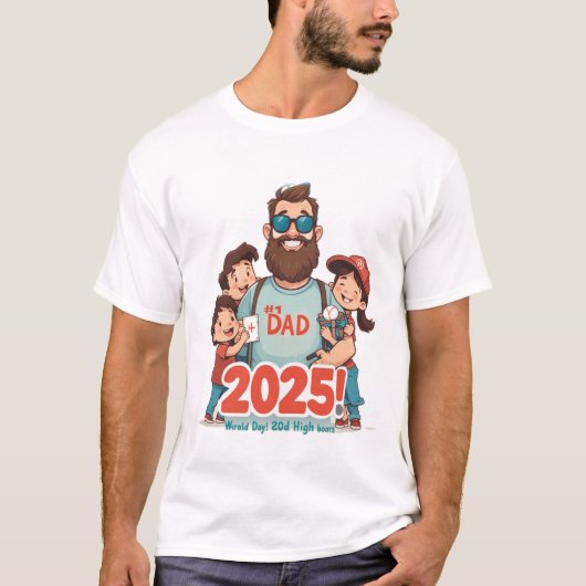 Sonnentag des Vaters 2025 T-Shirt (Vorderseite)