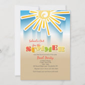 Sonnentag Einladung (Vorderseite)