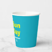 Sonnentag für Solarenergie Pappbecher (Links)