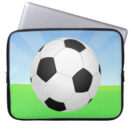 Sonnentag im Fußball Laptopschutzhülle