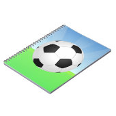 Sonnentag im Fußball Notizblock (Linke Seite)