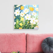 Sonnentag mit Daffodien Leinwanddruck (Insitu (Wohnzimmer))