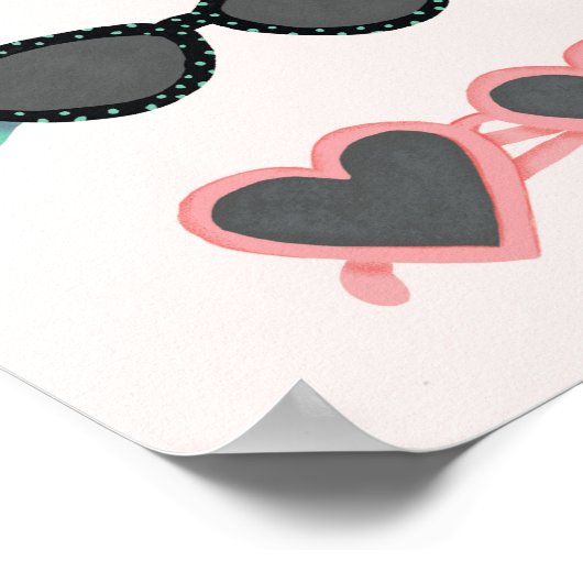 Sonnentag-Poster Poster (Ecke)