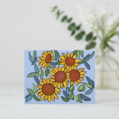 Sonnentag Postkarte (Stehend Vorderseite)